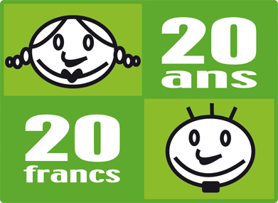 20 ans 20 francs